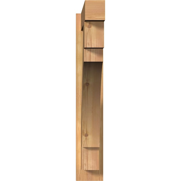 Merced Block Smooth Outlooker, Western Red Cedar, 5 1/2W X 34D X 34H